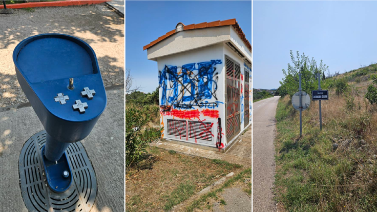 Vandali poharali Zaton, na meti česma, prometni znakovi, autobusna stajališta...