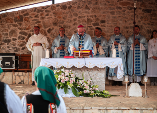 Fotografija 48 - FOTO Blagdan Velike Gospe u Vrpolju: Brojni vjernici okupili su se jutros na svečanom misnom slavlju