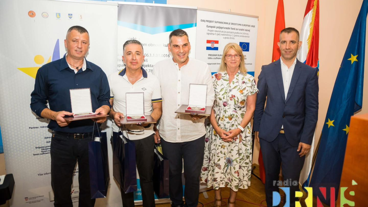 Željko, Ivica i Hrvoje dobitnici Plakete Grada Drniša