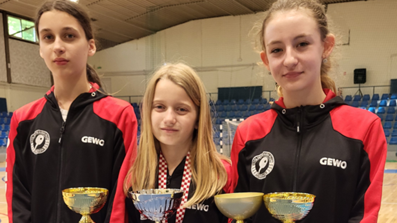 Tri šibenske stolnotenisačice pozvane u reprezentaciju Hrvatske