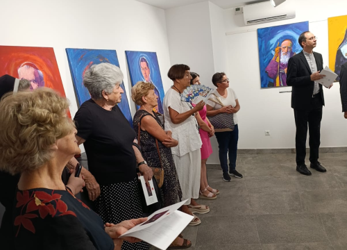 Fotografija 8 - Izložba portreta hrvatskih svetaca i blaženika otvorena u galeriji Sv. Nikola Tavelić