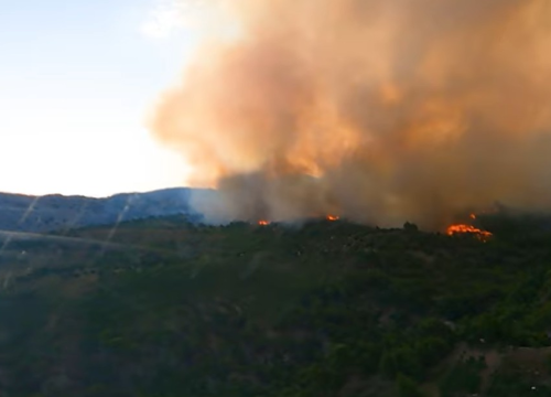 MORH objavio snimke gašenja požara iz pesrpektive pilota kanadera i Air tractora