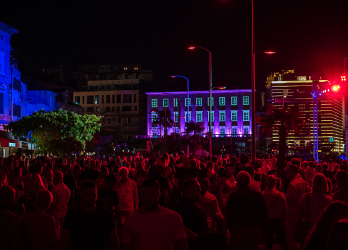 Fotografija 40 - Šibenik impresivnim dron showom obilježio jubilarno izdanje manifestacije Light is life