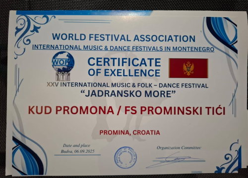 Fotografija 6 - Prominski Tići oduševili na Međunarodnom festivalu u Budvi