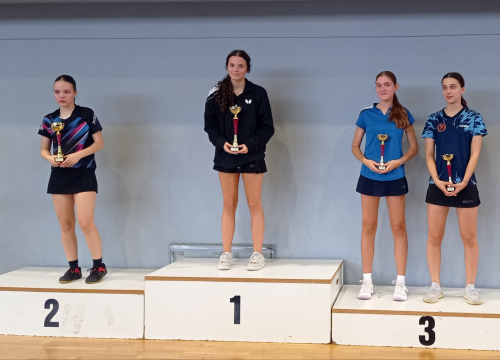 Fotografija 1 - FOTO Šibenske stolnotenisačice u Dugom Selu do dva druga i jednog trećeg mjesta