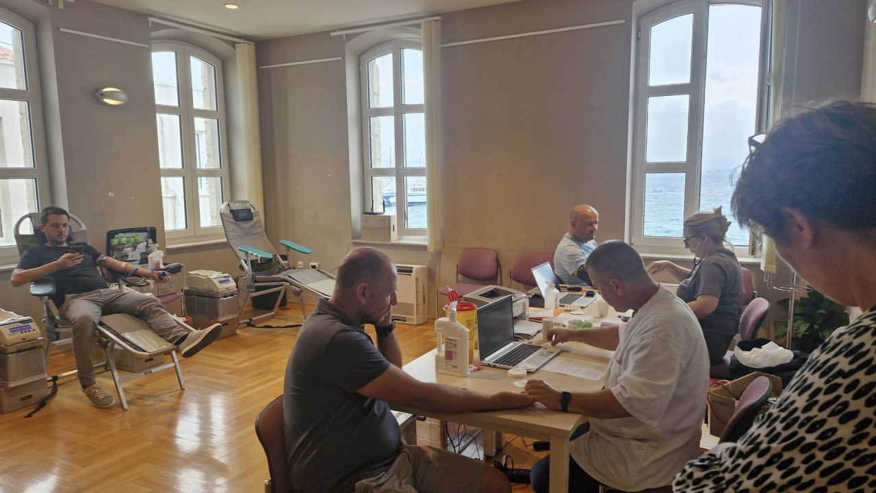 U Vodicama održana akcija darivanja krvi, Gordana Mijat darovala po 60. put