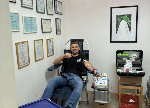 Fotografija 1 - Darivanje krvi u Kninu