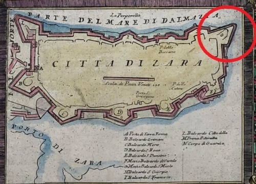 Fotografija 1 - Koliki su trebali biti ostaci bastiona sv. Nikole u Zadru da ih ne zaborave ucrtati na kartu UNESCO-ve zaštite?