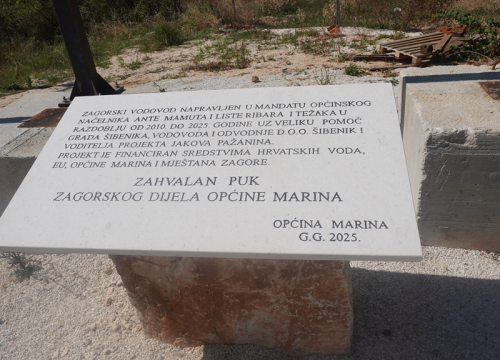 Fotografija 8 - Šibenski 'Vodovod i odvodnja' doveo vodu iz Krke i do zagorskog dijela Općine Marina