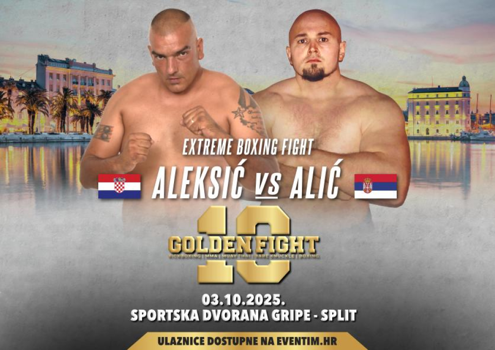 FOTO Šibenski boksač Marko 'Ghetto' Aleksić nabrijan pred prvi meč karijere protiv iskusnog Alića: 'Idemo ga ugasiti'