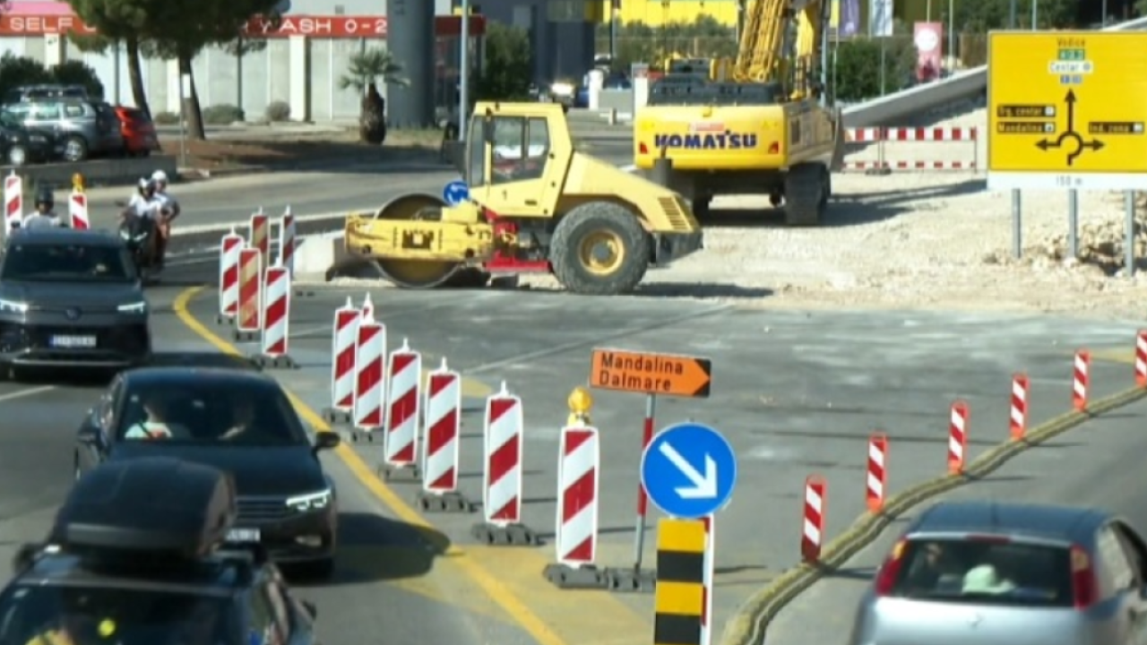 Privremena regulacija prometa na čvoru Mandalina zbog radova