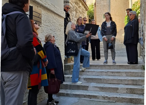 Fotografija 6 - U Šibeniku održana interaktivna interpretacijska šetnja 'Tragovima Ivana Vitića'