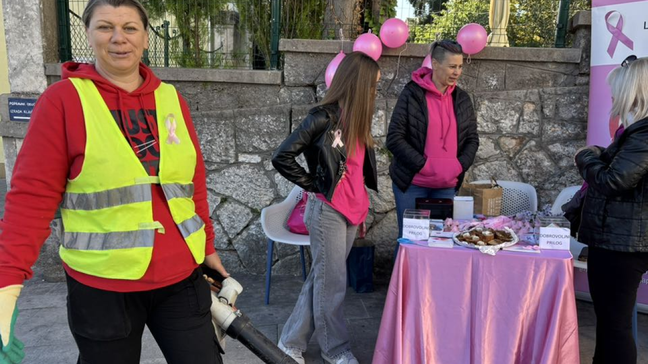 Obilježen Dan ružičaste vrpce u Drnišu: 'Hvala svima koji su prepoznali važnost ove inicijative'