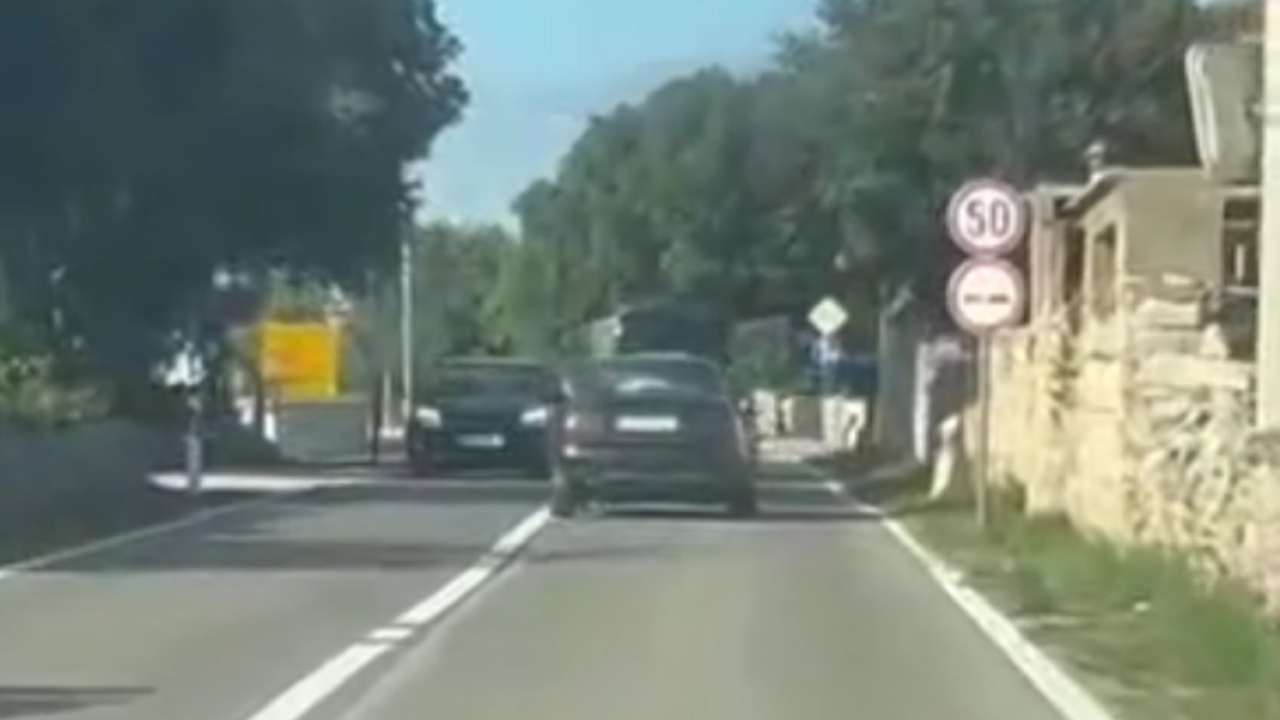 'Šta se ovo događa?': Stigao nam je video još jedne opasne vožnje na felgi iznad Šibenika