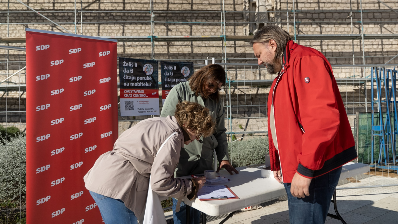 SDP-ovci u subotu u Šibeniku skupljali potpise, danas proglasili pobjedu