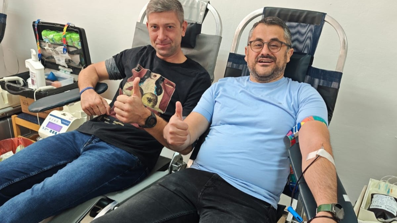 U Kninu održana akcija dobrovoljnog darivanja krvi, dožupan krv darovao po 61. put