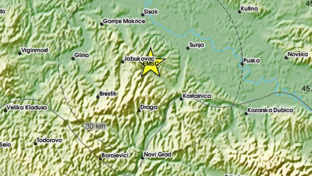 Potres na sisačkom području: 'Lijepo je zatreslo za dobro jutro'