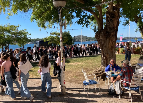 Fotografija 6 - Učenici i nastavnici Gimnazije Antuna Vrančića obilježili Međunarodni dan pješačenja