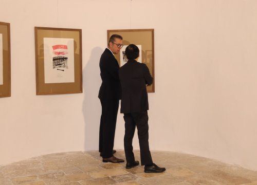 Fotografija 7 - Otvorena izložba grafika Leona Zakrajšeka u Krševanu