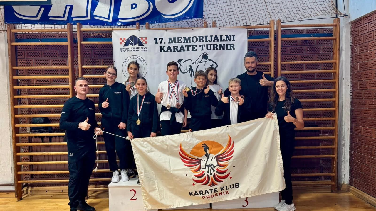 Vikend pun borbi za Karate klub Phoenix: Sudjelovao na dva turnira, vratio se sa 19 medalja