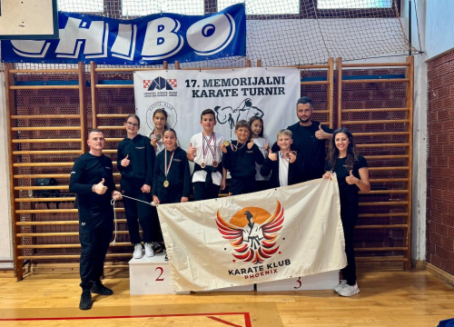 Vikend pun borbi za Karate klub Phoenix: Sudjelovao na dva turnira, vratio se sa 19 medalja