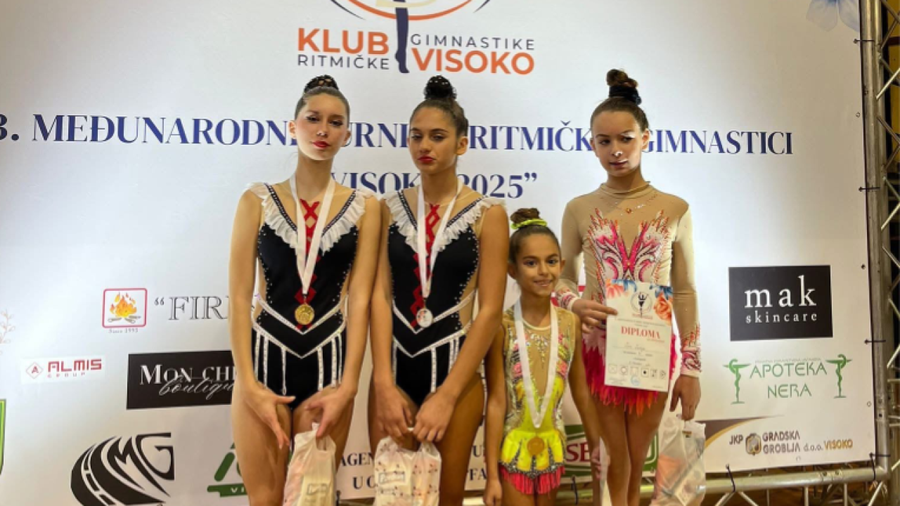 Šibenske gimnastičarke s međunarodnog natjecanja vratile se s pregršt zlatnih medalja