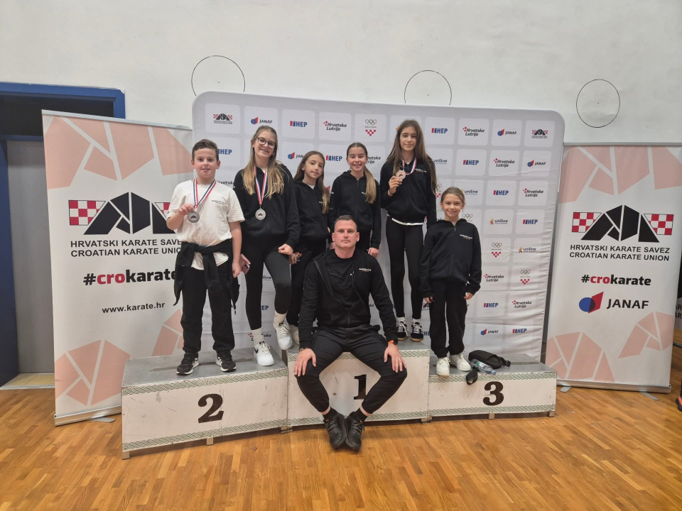 FOTO Karate klub Phoenix uzeo tri medalje na Prvenstvu Hrvatske