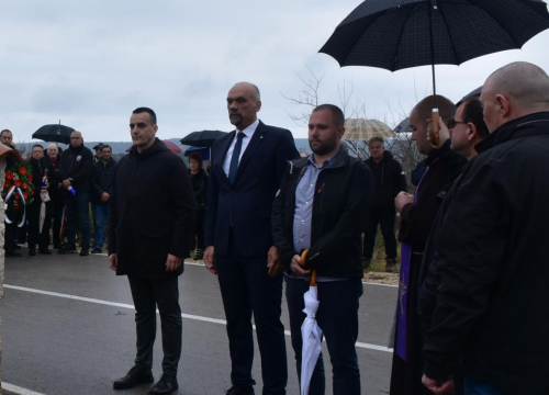 Fotografija 7 - Obilježavanje 32. godišnjice ratnog zločina nad hrvatskim braniteljima u Dragišićima